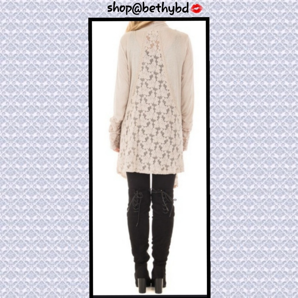 1day Sale! Curvy lightweight wrap w/ lace - Picture 2 of 3